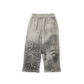 Grey ‘Striped’ Sweatpants